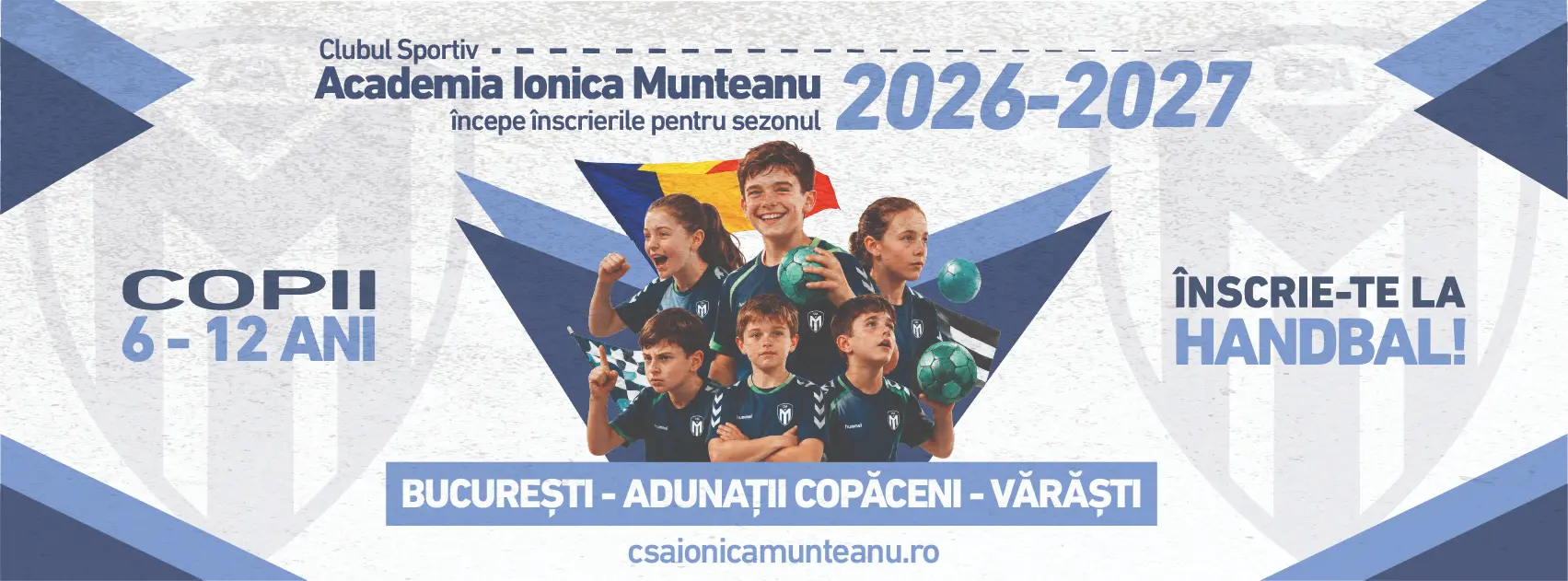 Înscrieri Academia de Handbal 2026-2027